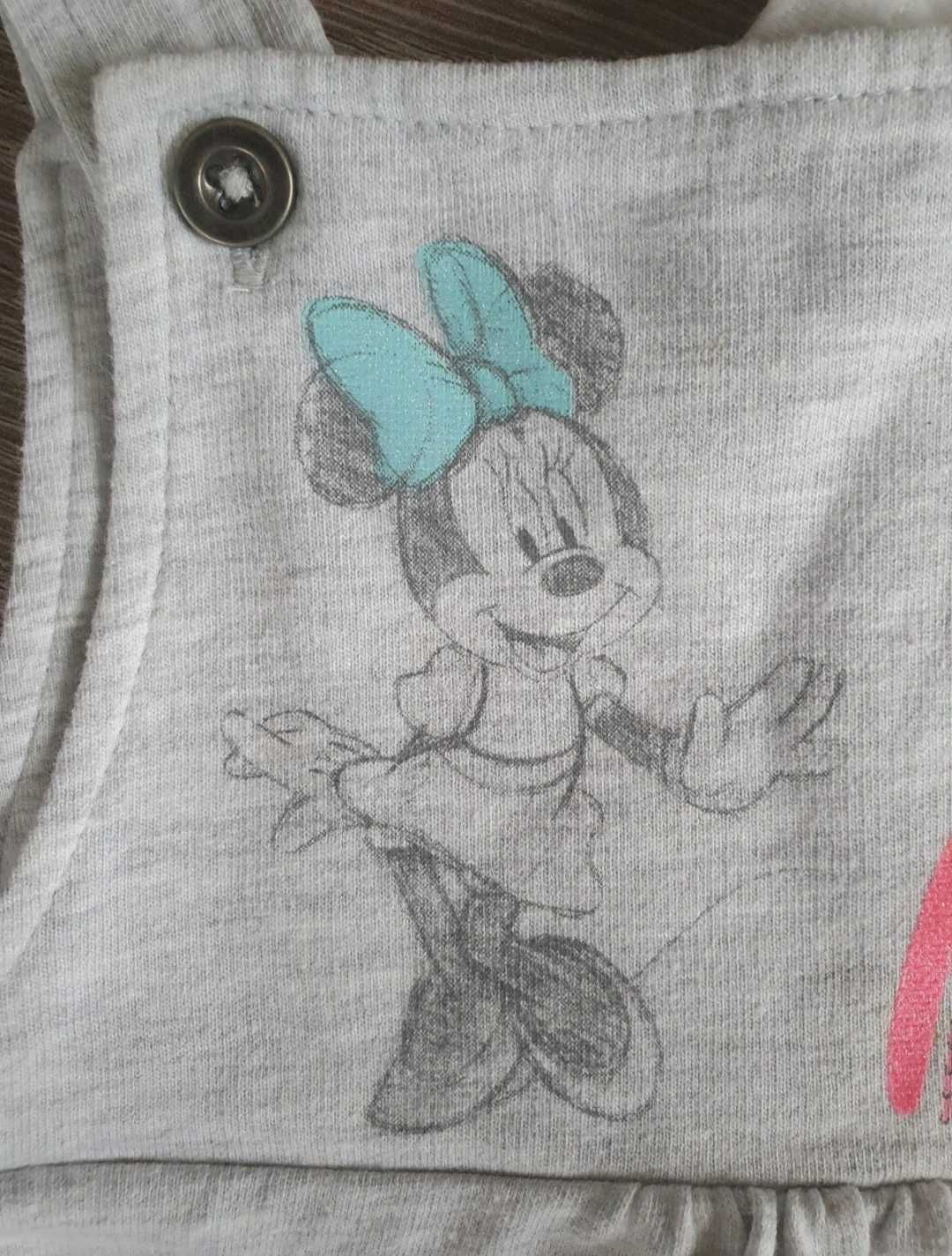 Sukienka minnie 80 9 12 miesięcy ogrodniczka