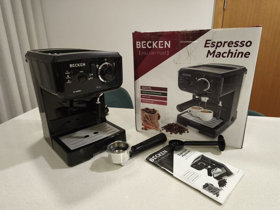 Máquina de Café Manual BECKEN BECM2493, nova, garantia