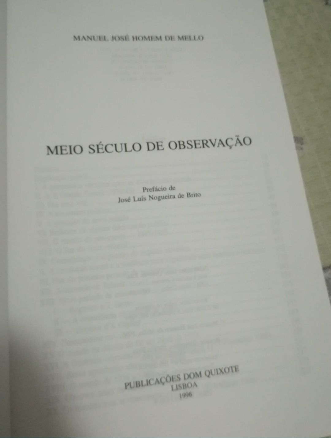 Meio século de observação