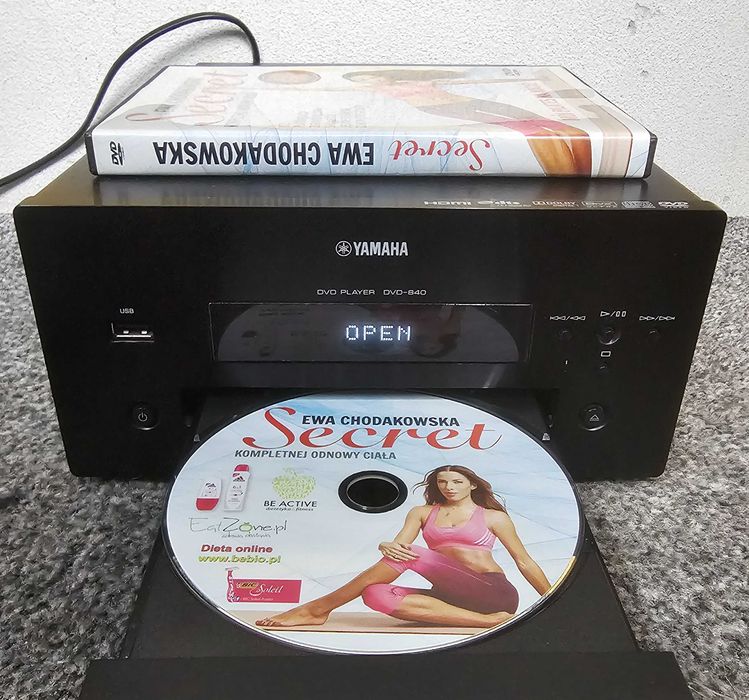 Odtwarzacz płyt Yamaha DVD-E840 + USB. Pianocraft. wysyłka