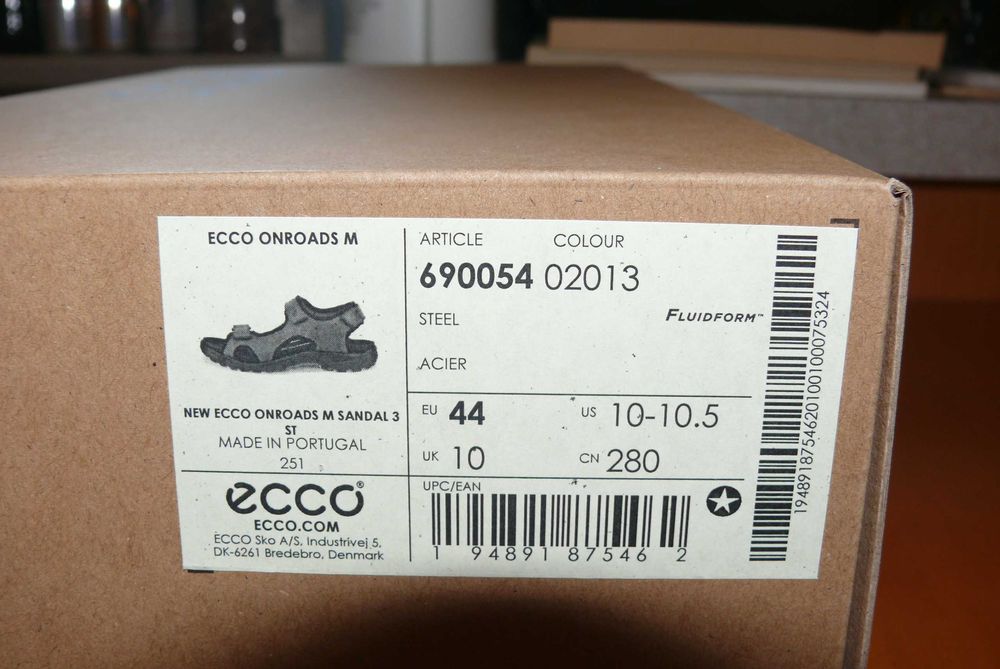 Sandały trekkingowe skórzane  ECCO ONROADS  44 EU  28 CM