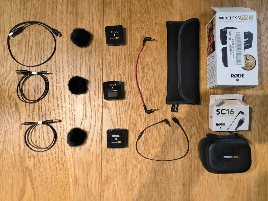 Rode Wireless GO II + Etui ładujące Rode Wireless GO II + Rode SC16