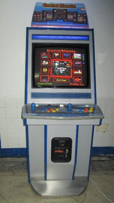 Máquina arcade sem jogos