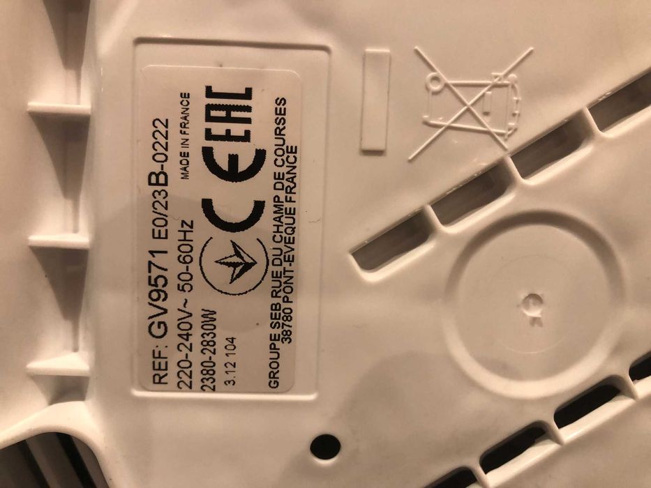 generator pary Tefal gv9571 - uszkodzony