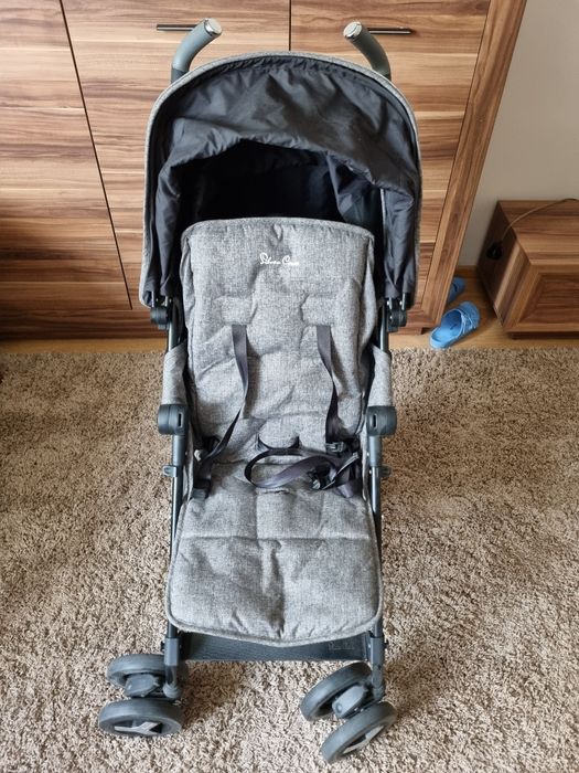 Wózek spacerowy laska szary