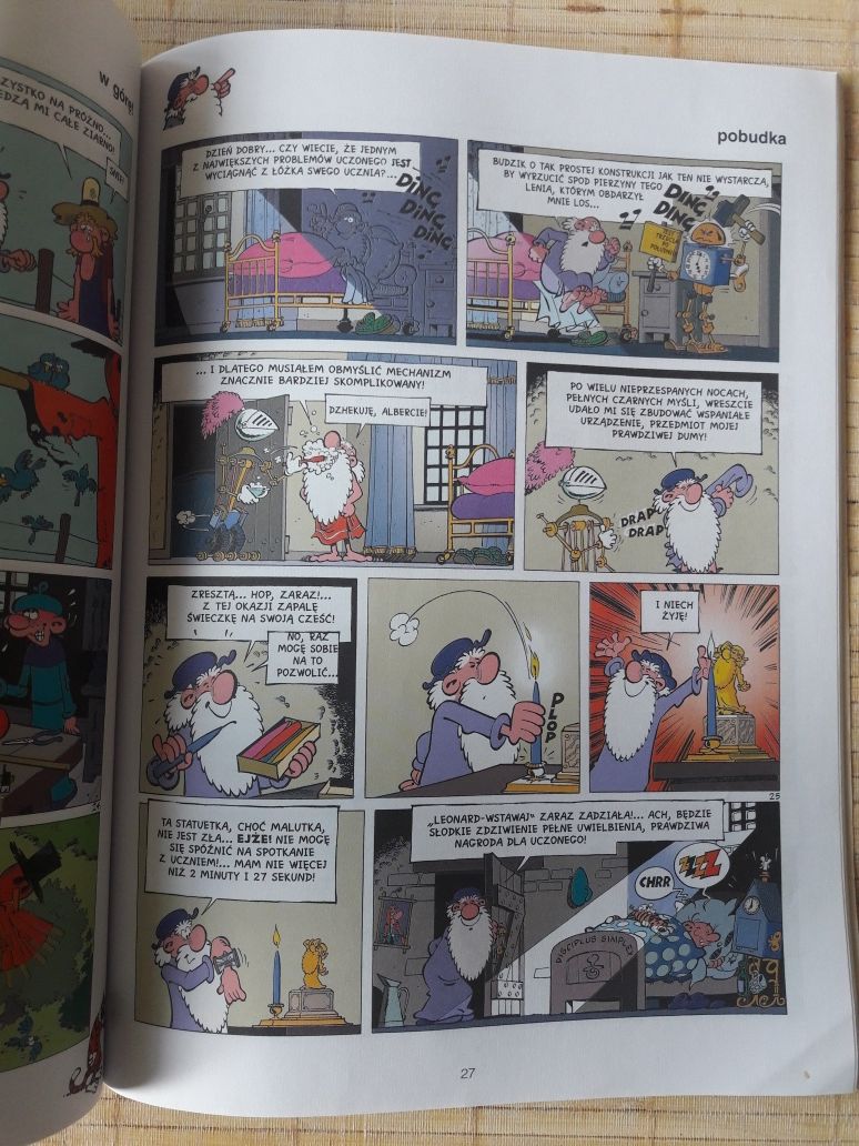 Leonard nadal jest geniuszem komiks z przygodami światowy bestseller
