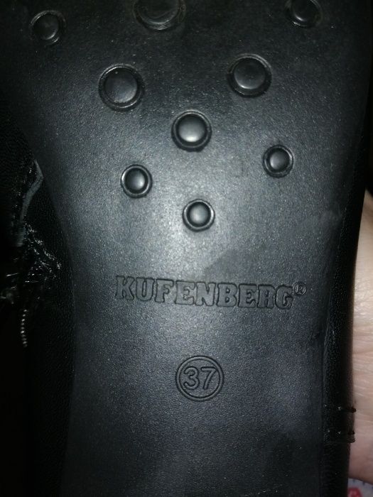 Демісезонні жіночі шкіряні черевики "Kufenberg". Сапоги, ботинки.