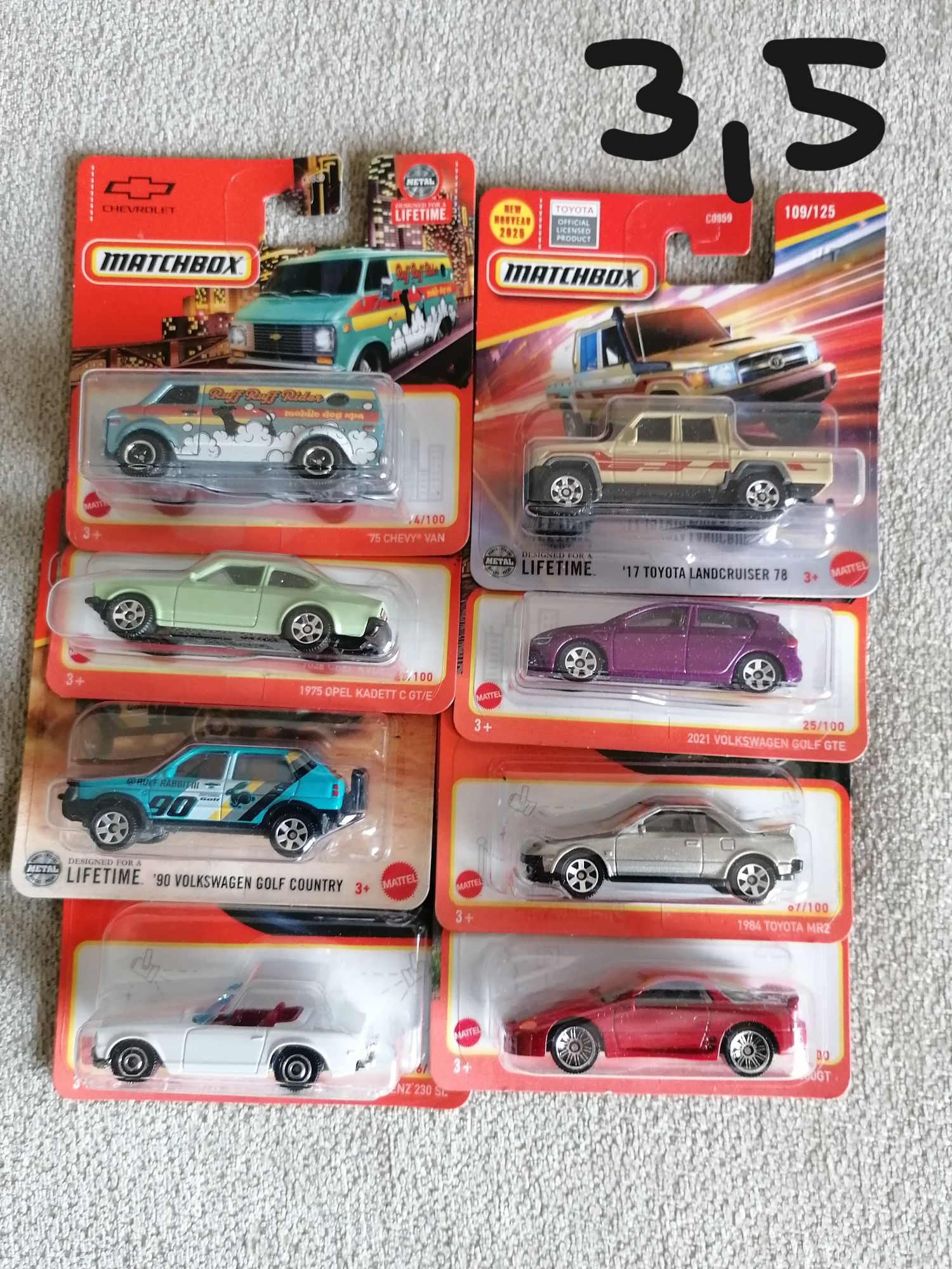 Matchbox vários modelos