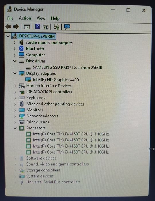 PC com monitor 20" RTAnalyzer