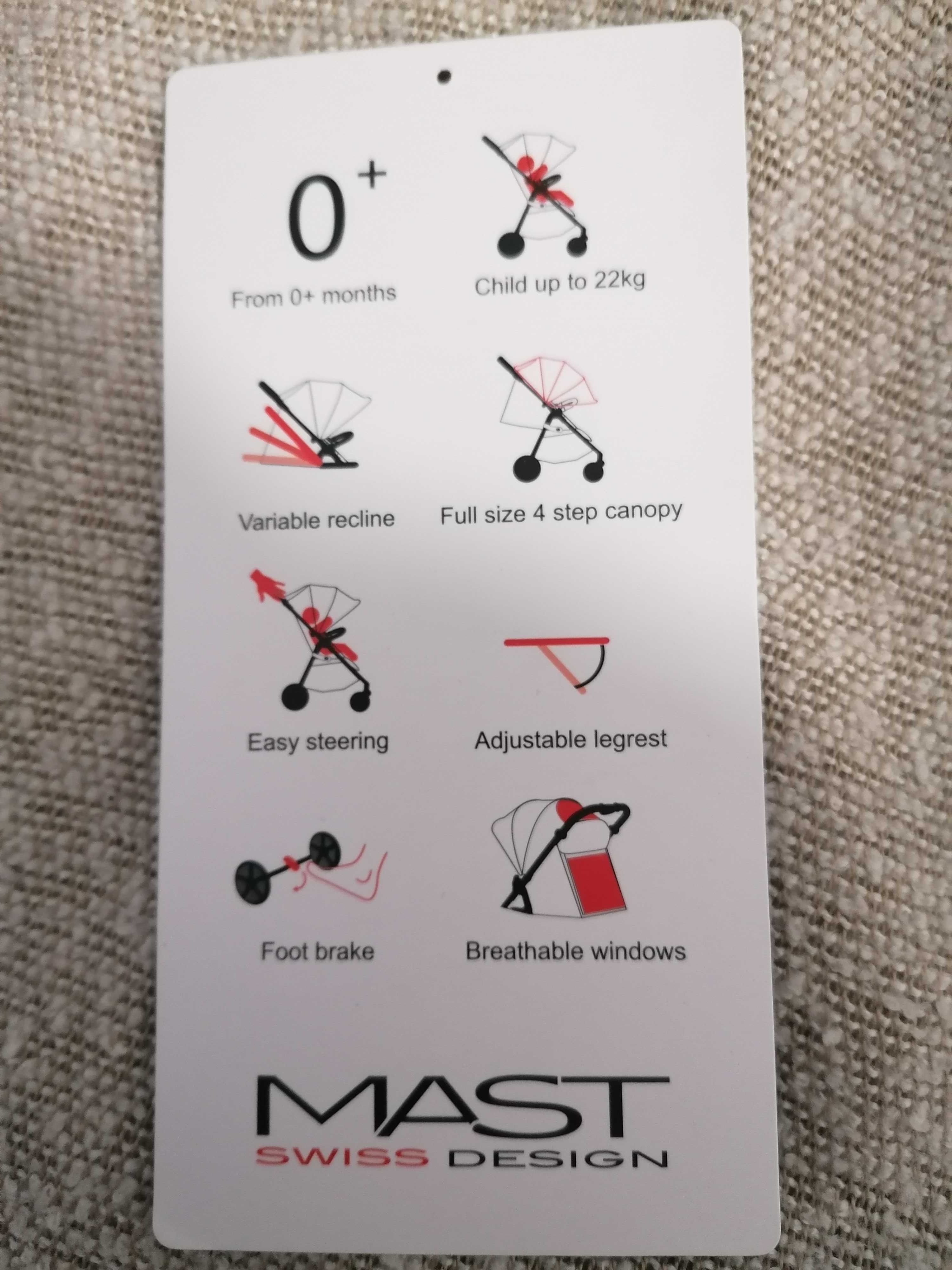 Wózek spacerowy Mast Swiss Design M4