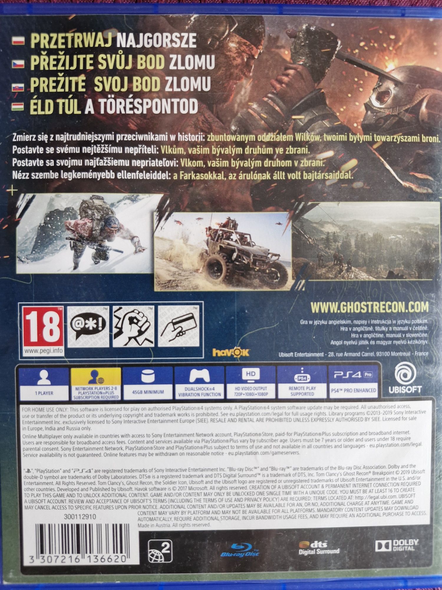 Ghost Recon Breakpoint gra na PS4