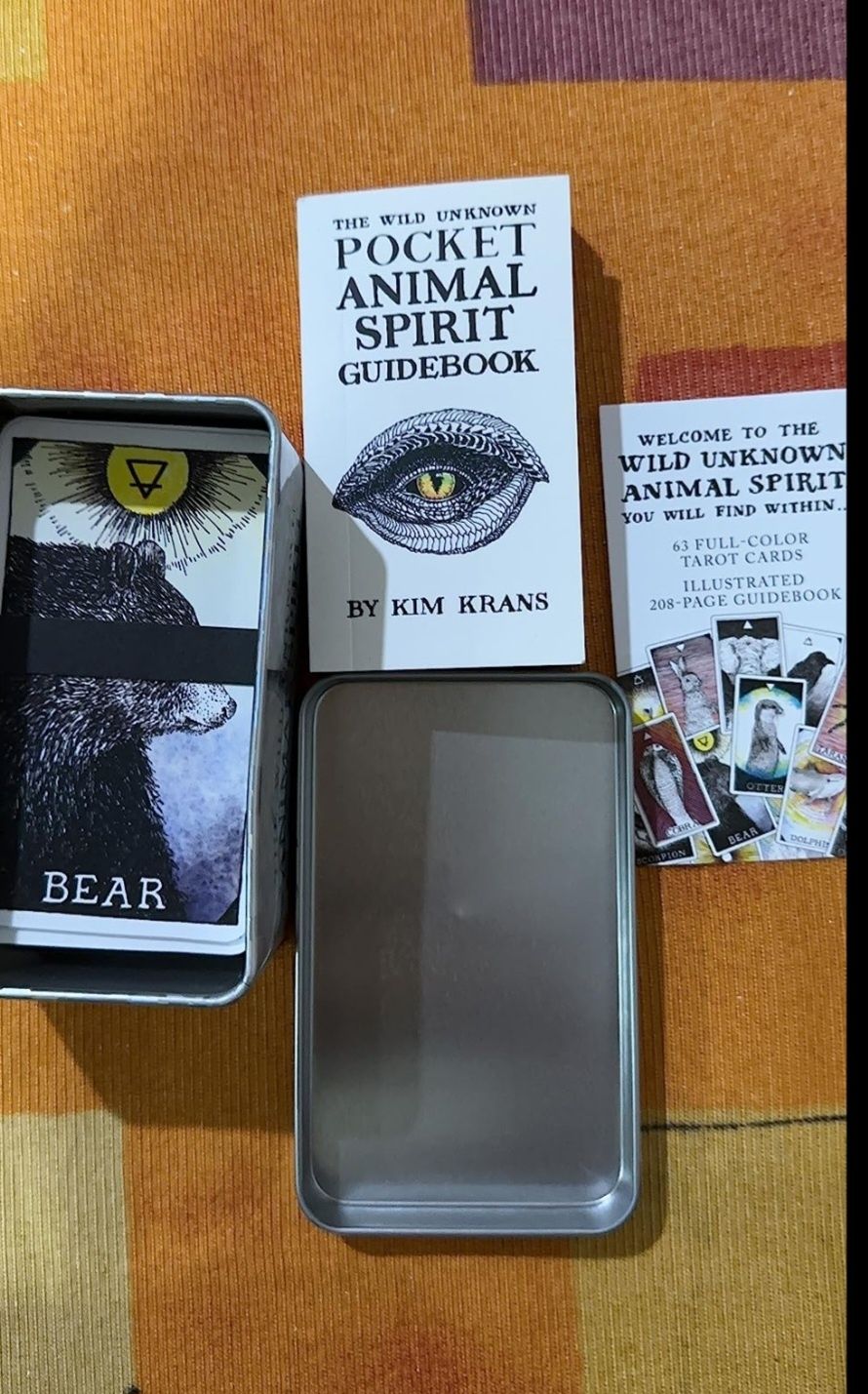 Tarot Animal Spirit (tamanho bolso) baralho + guia NOVO -PORTES GRÁTIS