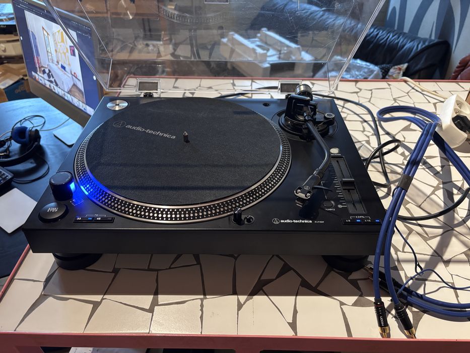 Audio Technica AT-LP140XP Czarny - Piękny (Brak igły/adaptera 45)