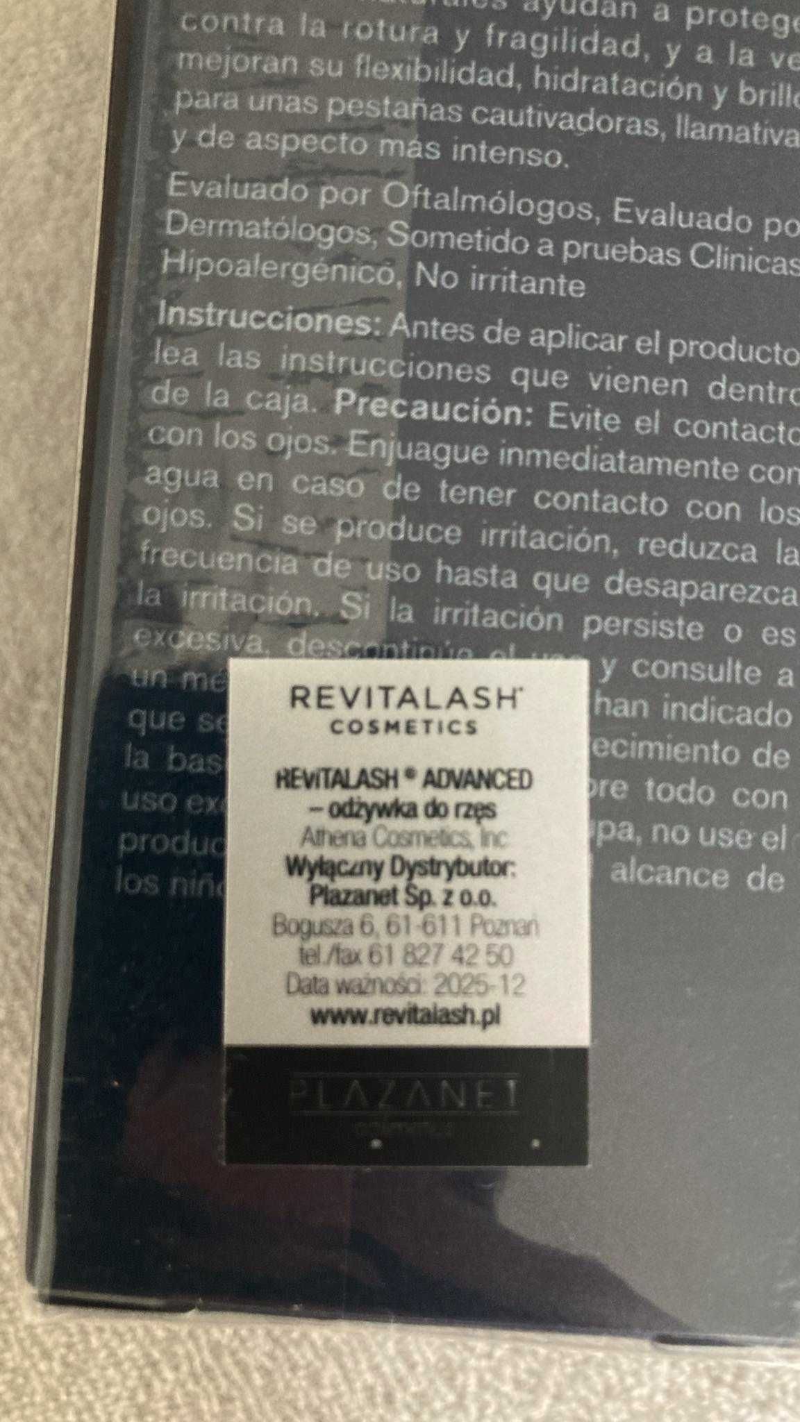 Kultowa odżywka do rzęs z USA - Revitalash Advanced 3.5 ml