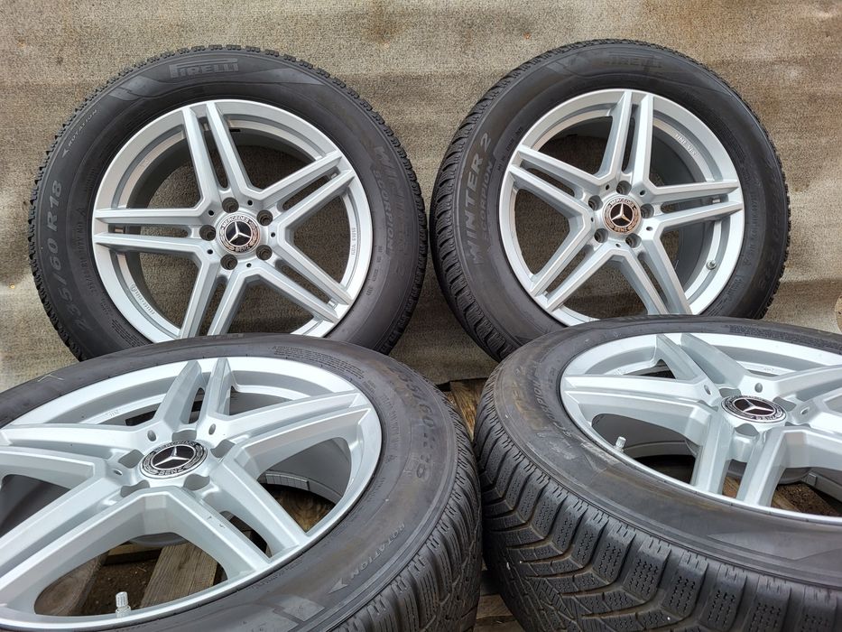 [K370] Koła zimowe 18 Cali 5x112 Pirelli 235/60/18 Mercedes 24r 8m GLC