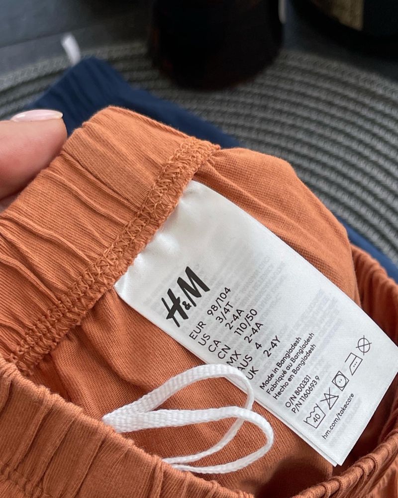 Шорти на хлопчика 3-4 h&m