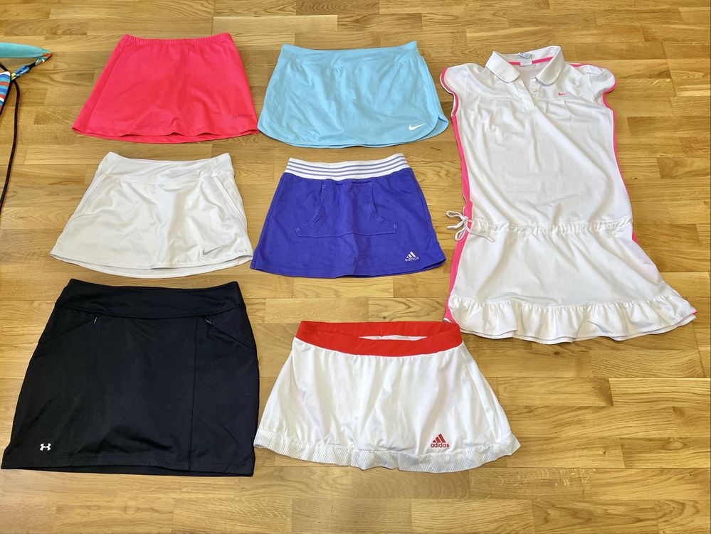 Nike adidas under armour теннисная юбка шорты спортивная tennis платье