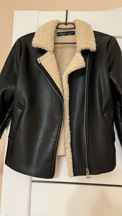 Куртка-дублянка з єко шкір