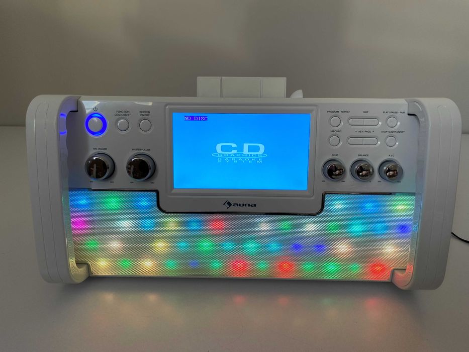Караоке-система Auna DiscoFever LED CD/USB/BT Німеччина (10030798)