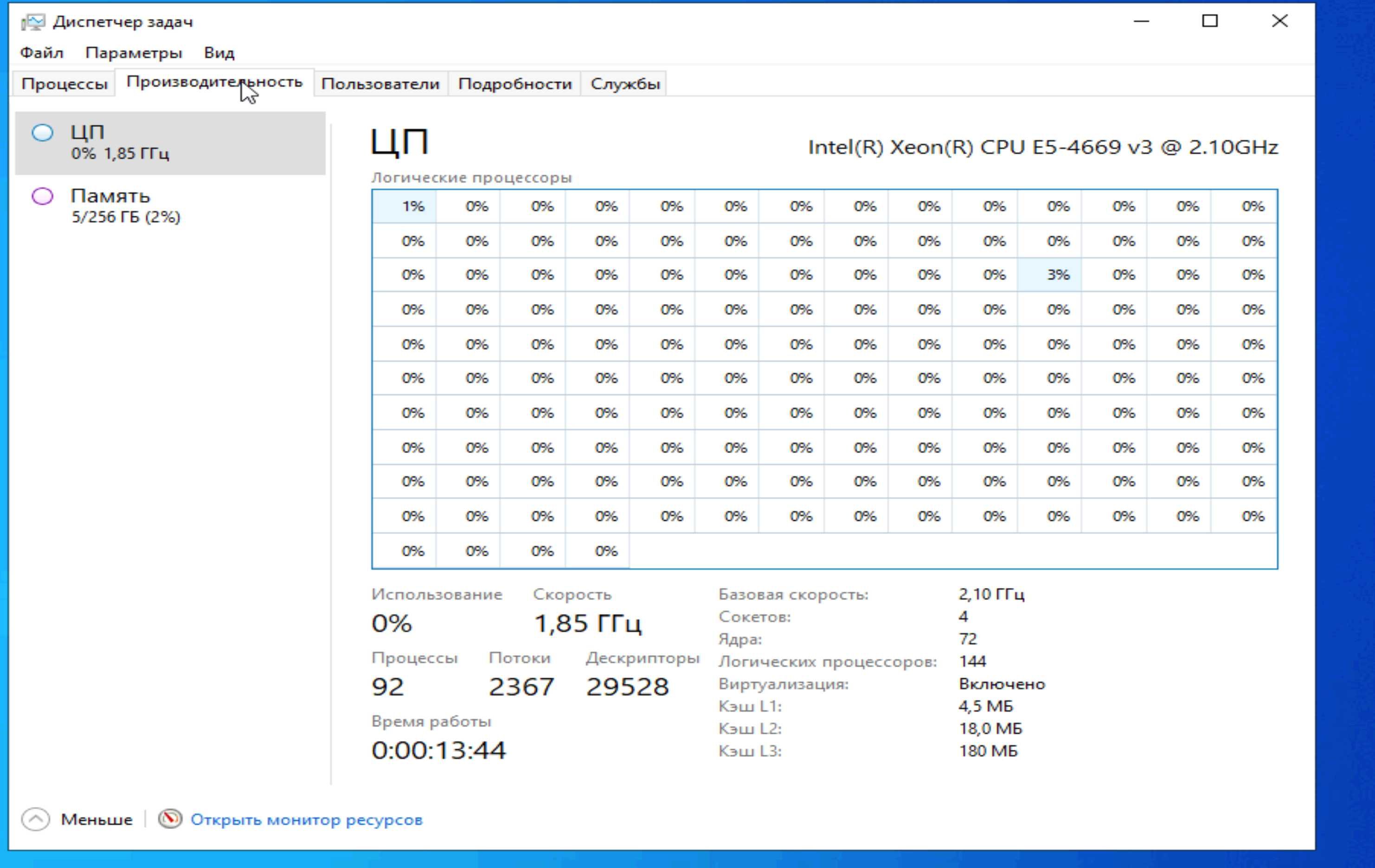 Сервер HP Proliant DL 560 G9 (8x2.5) SFF 4*4669V3 128GB NOSSD