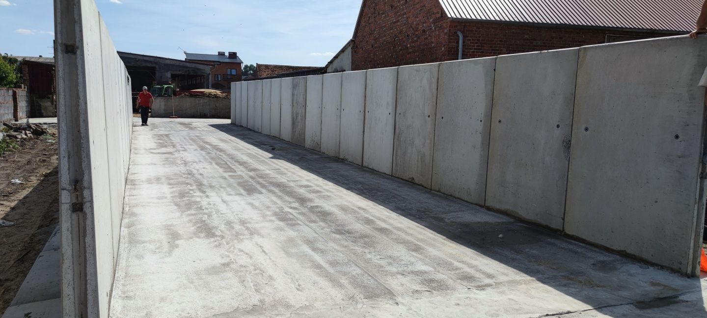 Mur oporowy , silos do kiszonki Producent wlkp