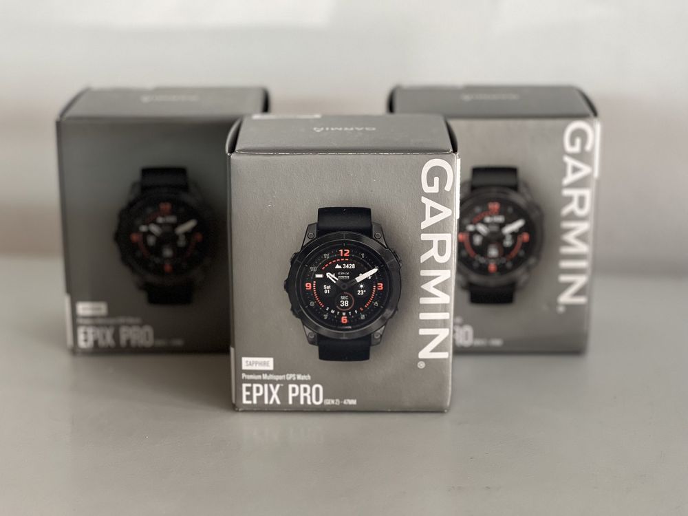 Годинник Garmin Epix Pro Sapphire 47 mm Carbon Grey DLC Titanium w. BB