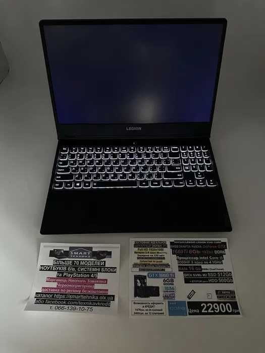 ‼️Trade-in ‼️Lenovo Legion 1660Ti 6Gb/ssd1000/16ram/i5 9th