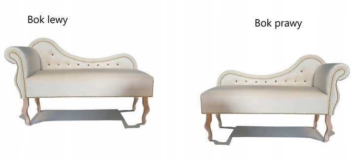 Szezlong sofa ławka dwuosobowa - 100 kolorów do wyboru