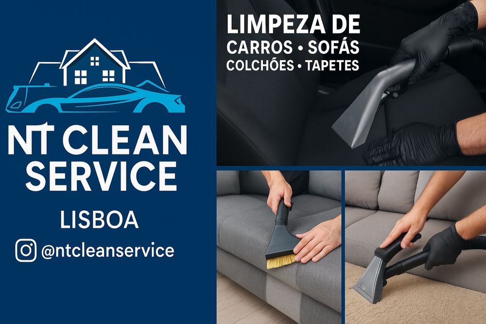 Limpeza profissional de Carros, Tapetes, Sofas e mais-NT clean service