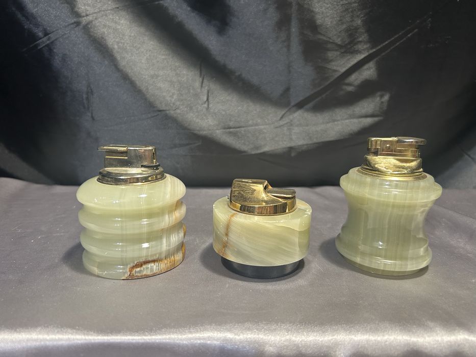 Zestaw 3 Zapalniczek Ozdobnych – Onyx