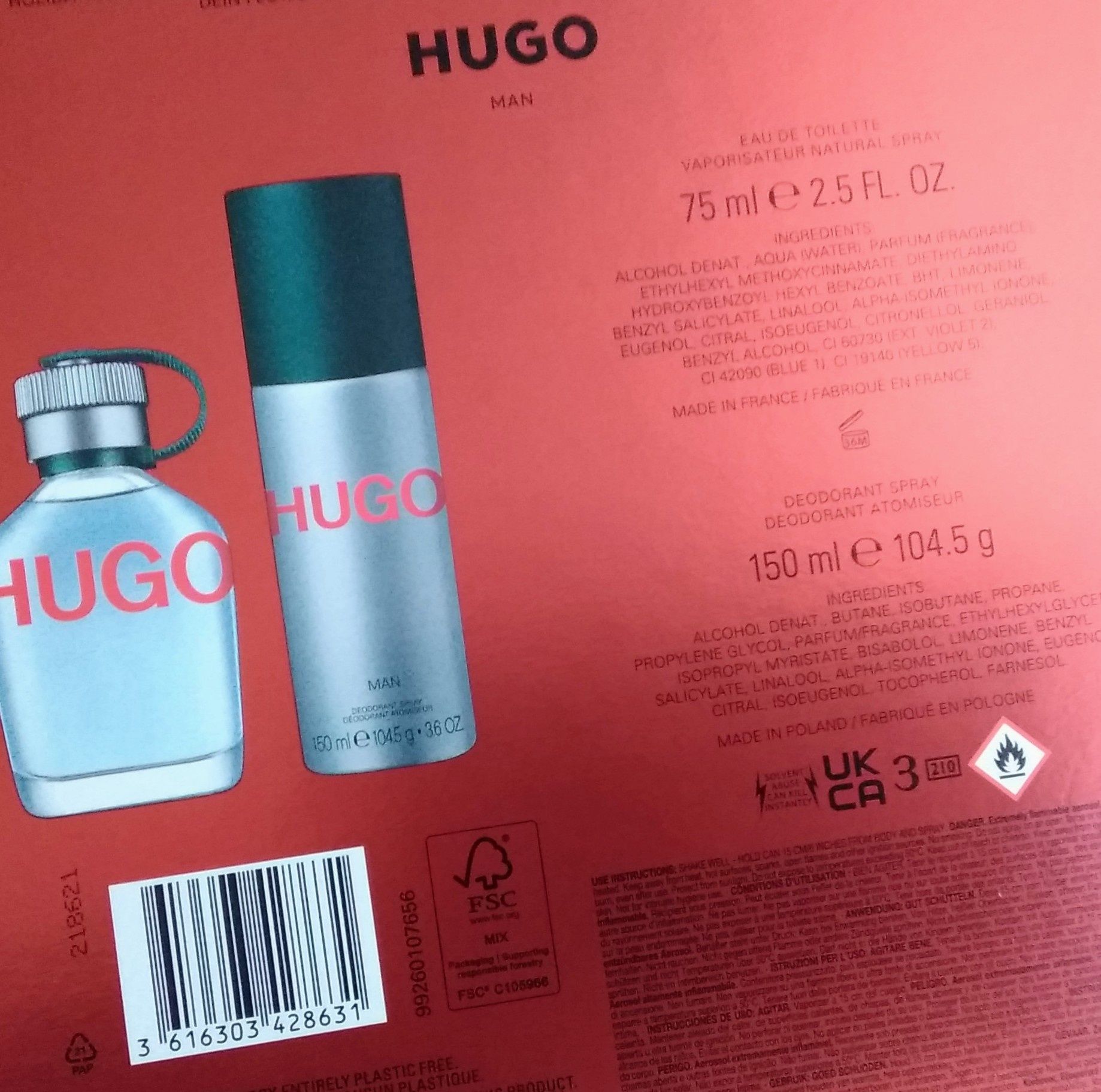 Hugo Man колекція Hugo Boss різне