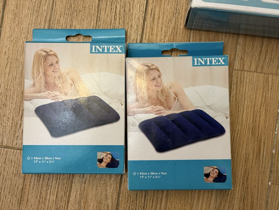 Матрас надувний intex новий з подушка intex