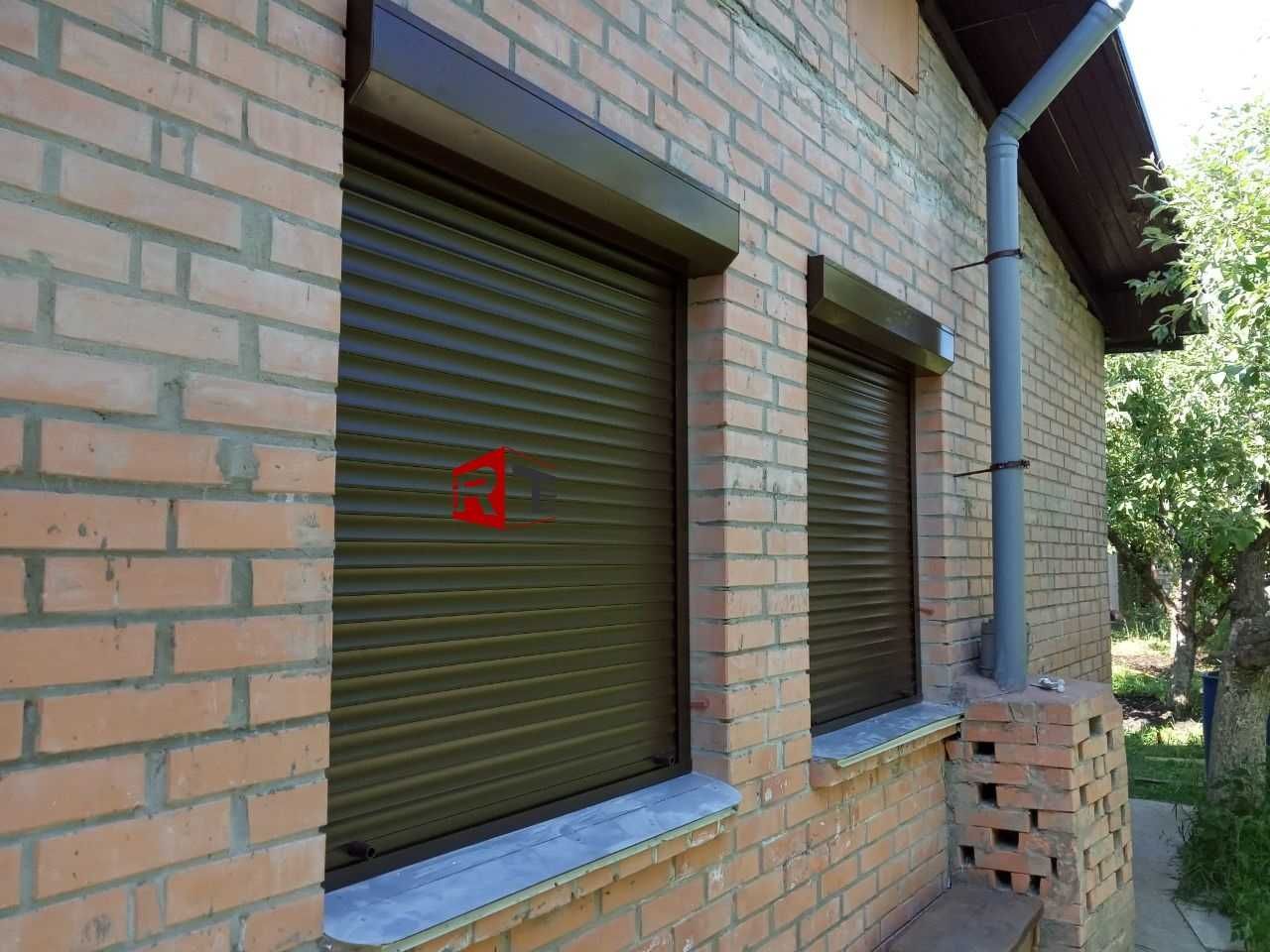 Защитные ролеты (роллеты) на двери и окна. Рольставни. Роллеты в гараж
