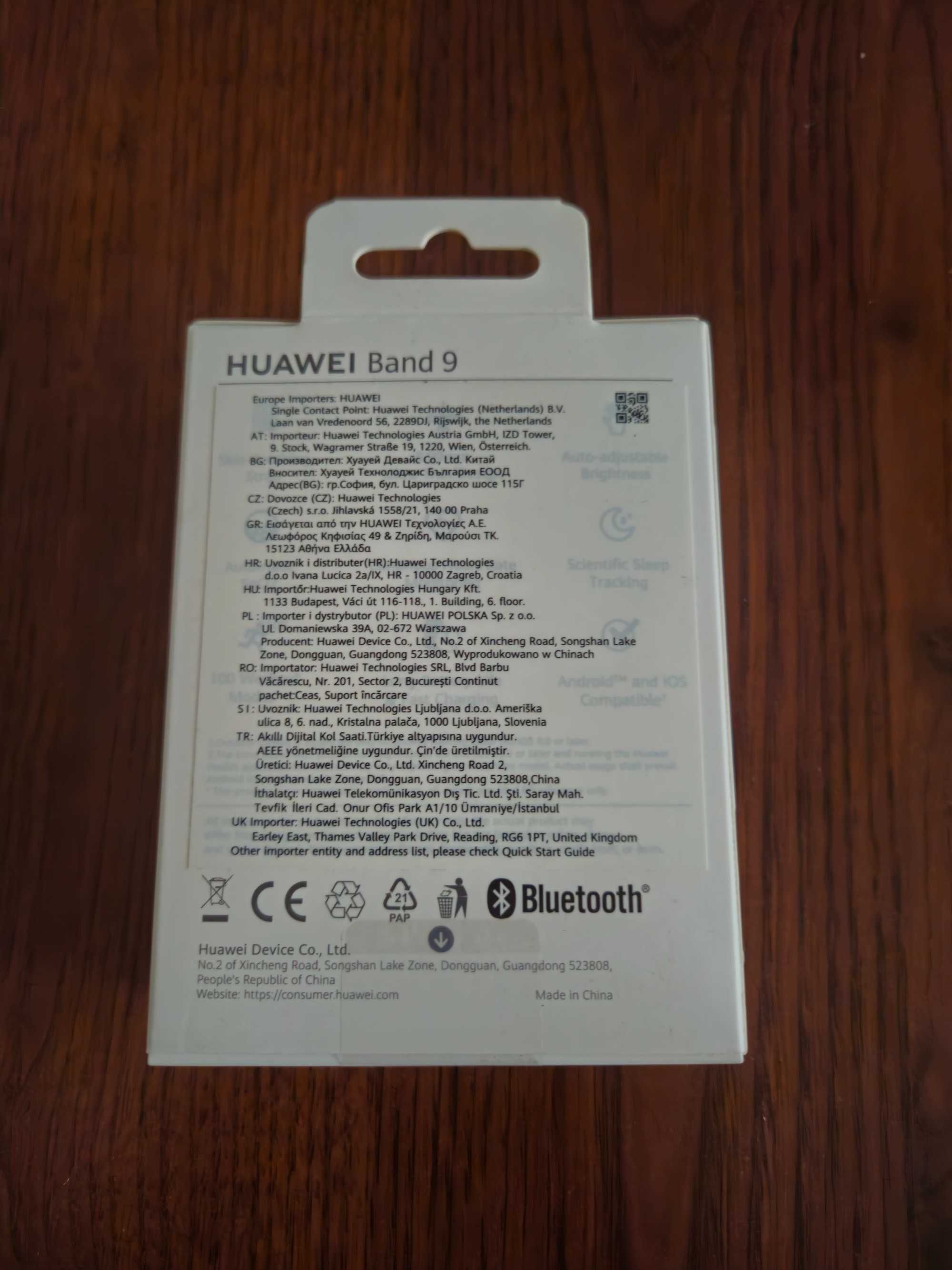 Smartwatch HUAWEI Band 9 czarny (nowy)