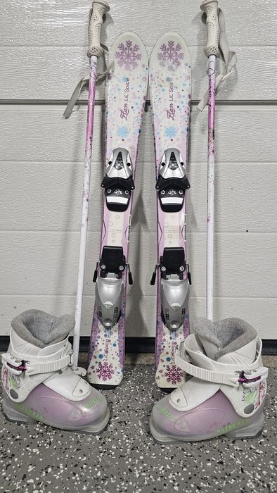 Zestaw narty ELAN LIL SPICE 80cm + buty DALBELLO GALA 1 + kijki