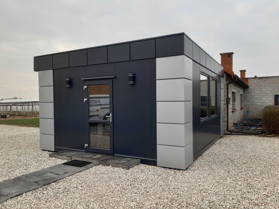 kontener ocieplany stróżówka pawilon budka biuro sterownia kabina