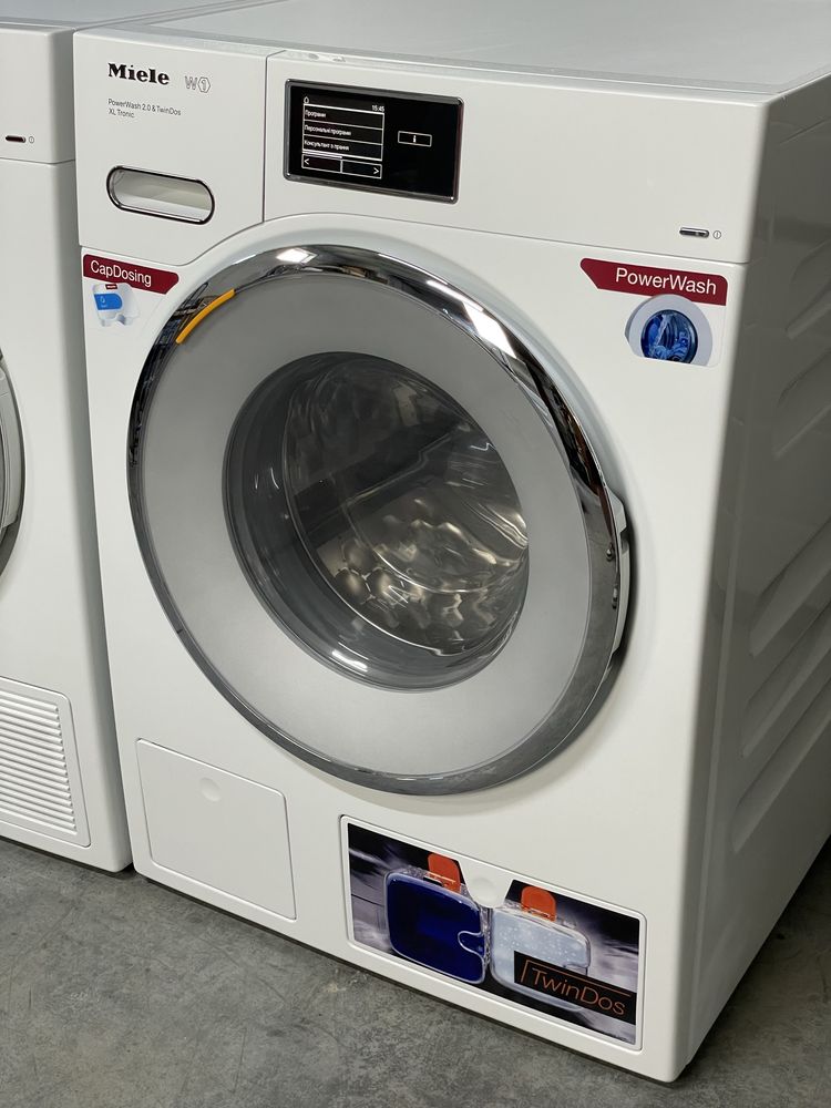 ПРЕМІУМ КОМПЛЕКТ MIELE: Пральна та Сушильна машина TMV 843 WMV 963