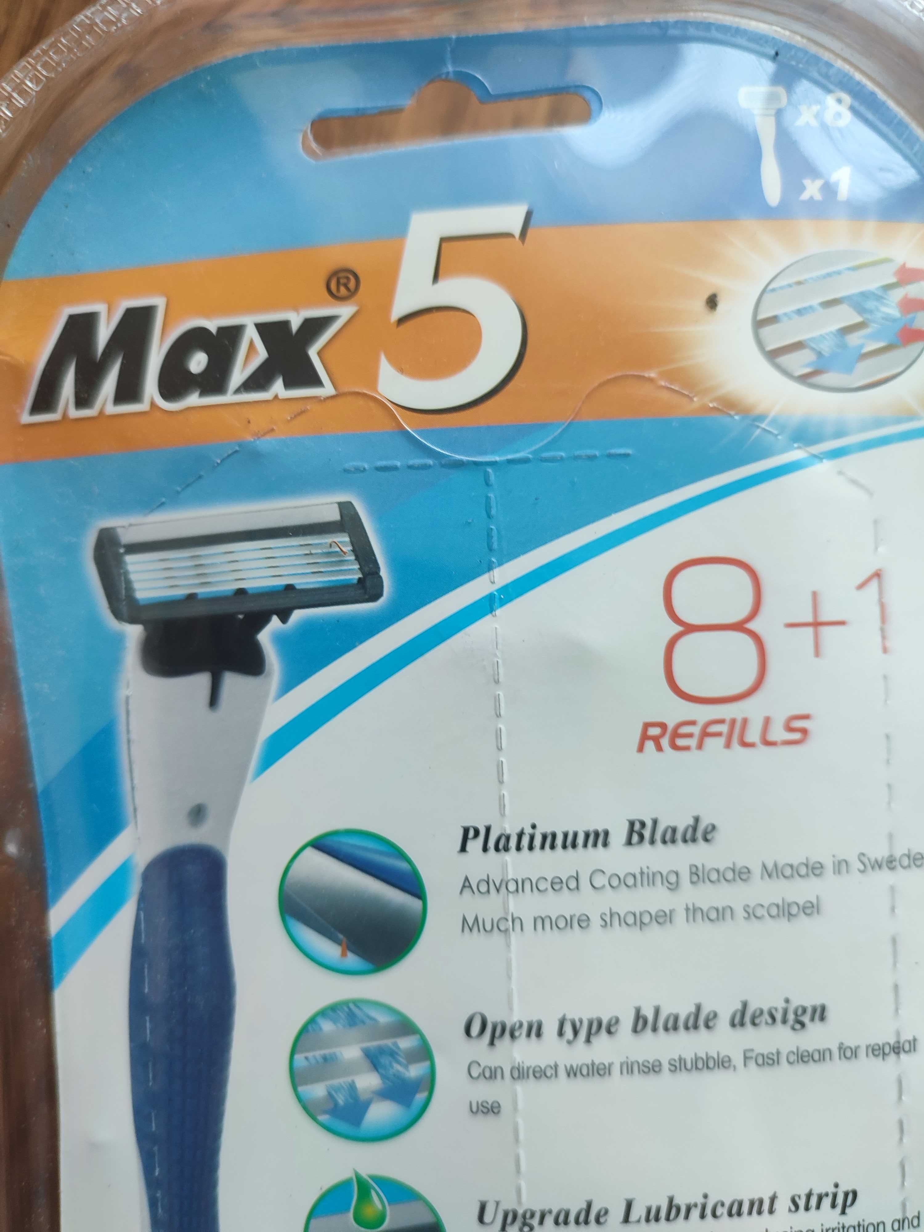 Gillette Fusion 5 Бритва Max5 Mach 3 касети 7 і 9шт Эргономичная ручка