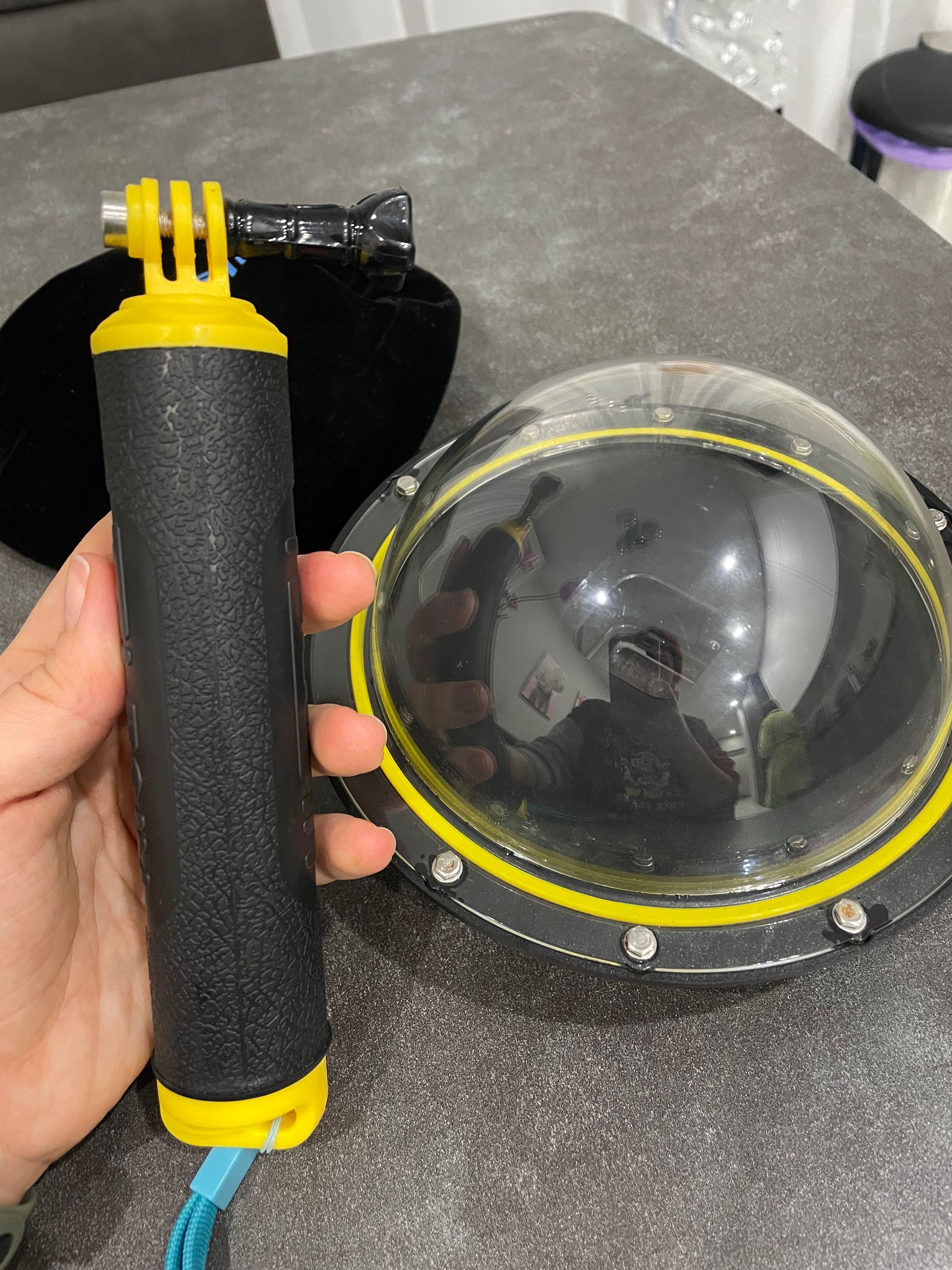 Підводний бокс для GoPro 8 Black Dome Port Telesin (GP-DMP-T08)
