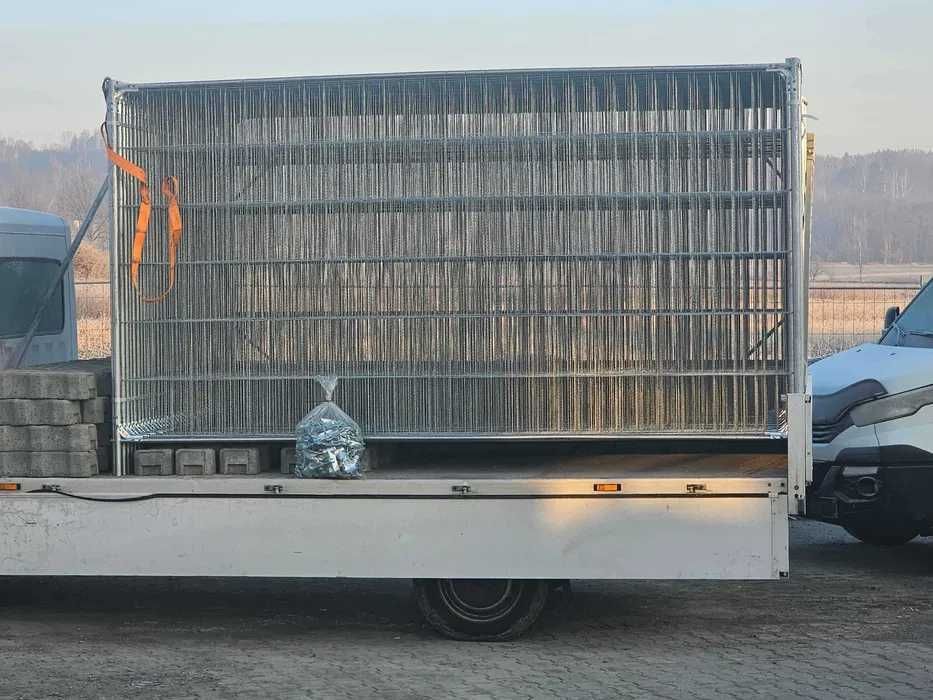 Ogrodzenie ażurowe budowlane przestawne tymczasowe 3,45 m | Transport