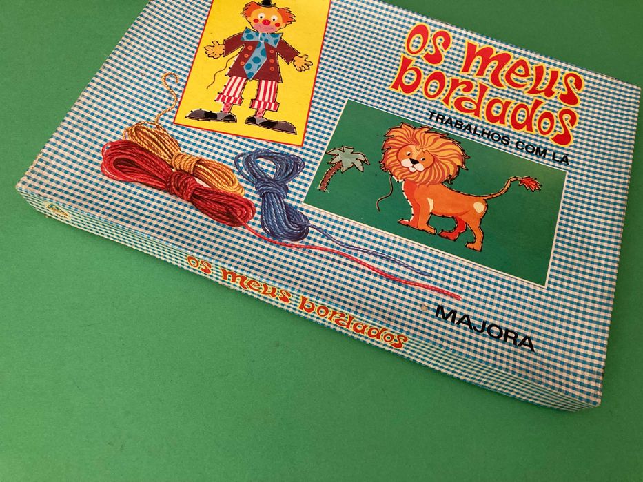 Jogo Os Meus Bordados da Majora Novo Antigo