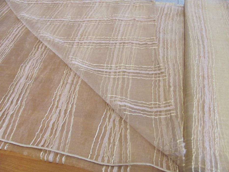 Organza złote pasy /280. Import