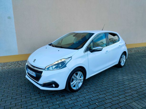 Peugeot 208 Allure 1.2t Automat Benzyna Led Tablet 12tys km Snow White