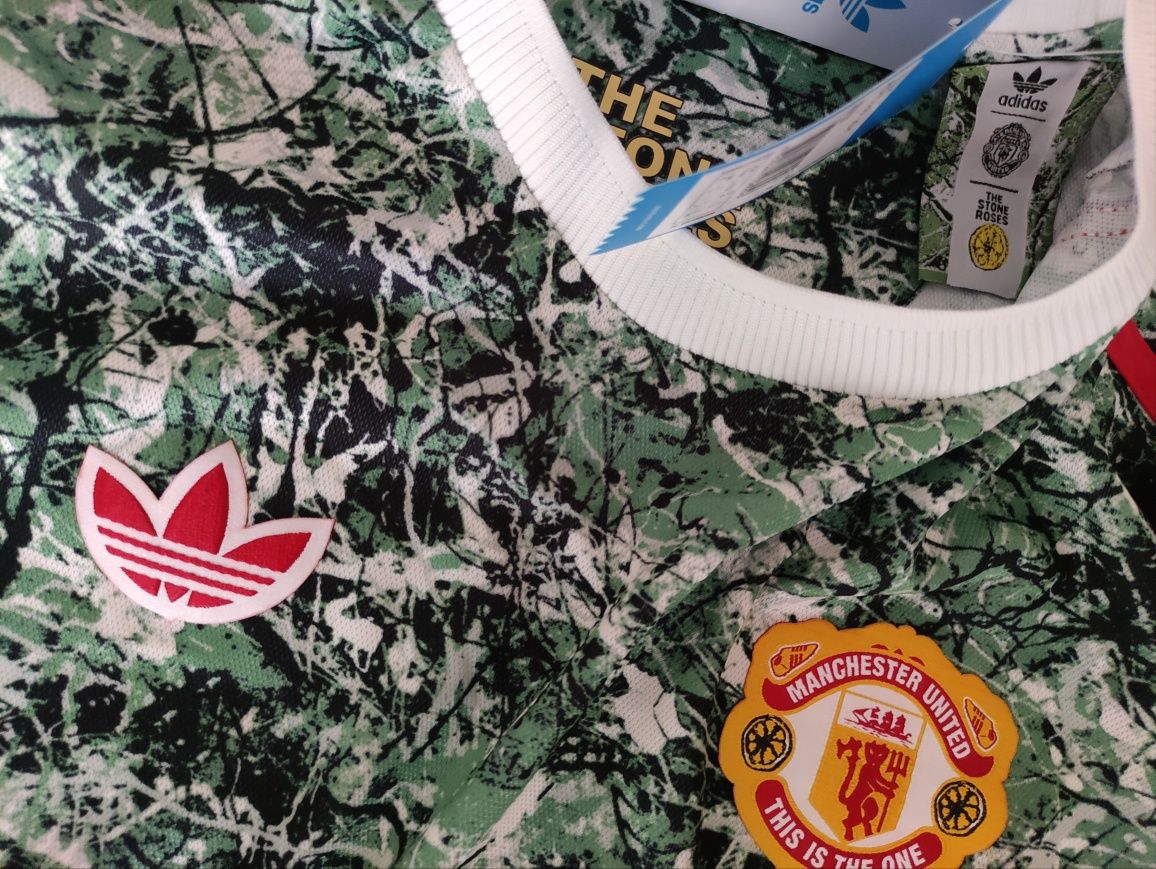Koszulka Manchester United x Stone Roses r.L nowa, unikat, limitowana
