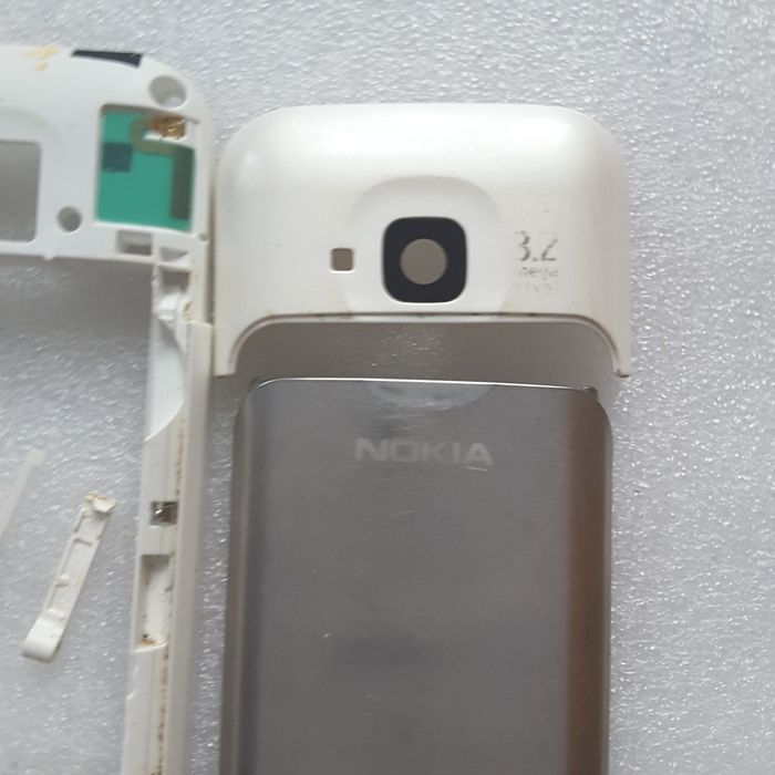 Корпус телефонаNOKIA С 5-00, белый б/у, заводской оригинал