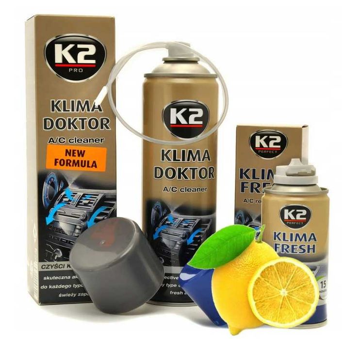 K2 Zestaw do odgrzybiania i dezynfekcji klimatyzacji K2 DOKTOR, FRESH