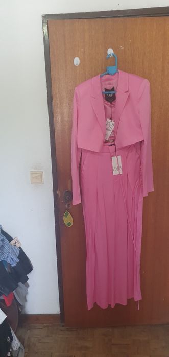 Conjunto calças e casaco