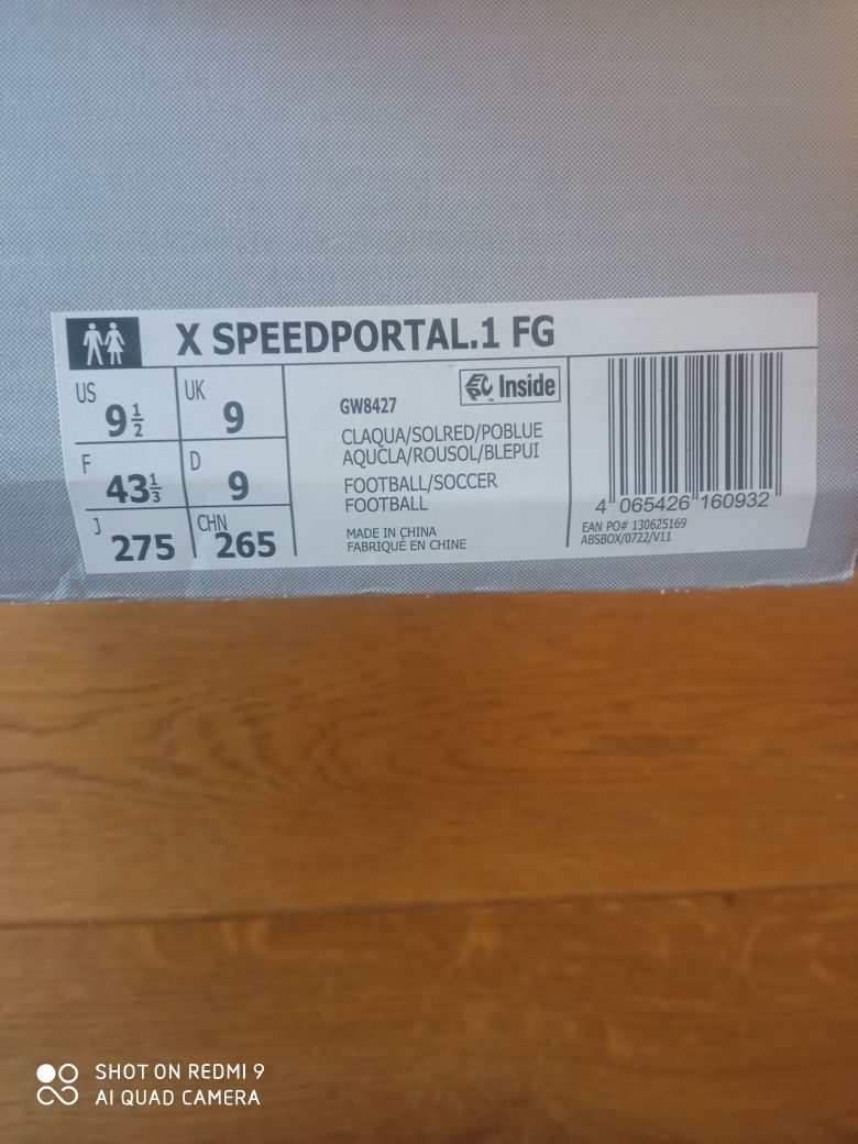 Korki Adidas X SPEEDPORTAL.1 FG GW8427 roz 43 1/3.