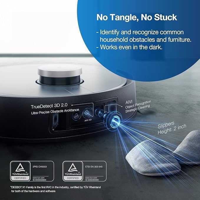 Robot sprzątający Ecovacs X1 Turbo czarny