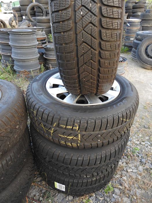 4x Koła Audi VW 16 5x112 215/60r16 Pirelli JAK NOWE 24r 7,5mm Jak NOWE